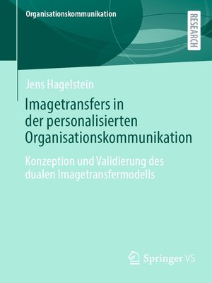 cover image of Imagetransfers in der personalisierten Organisationskommunikation